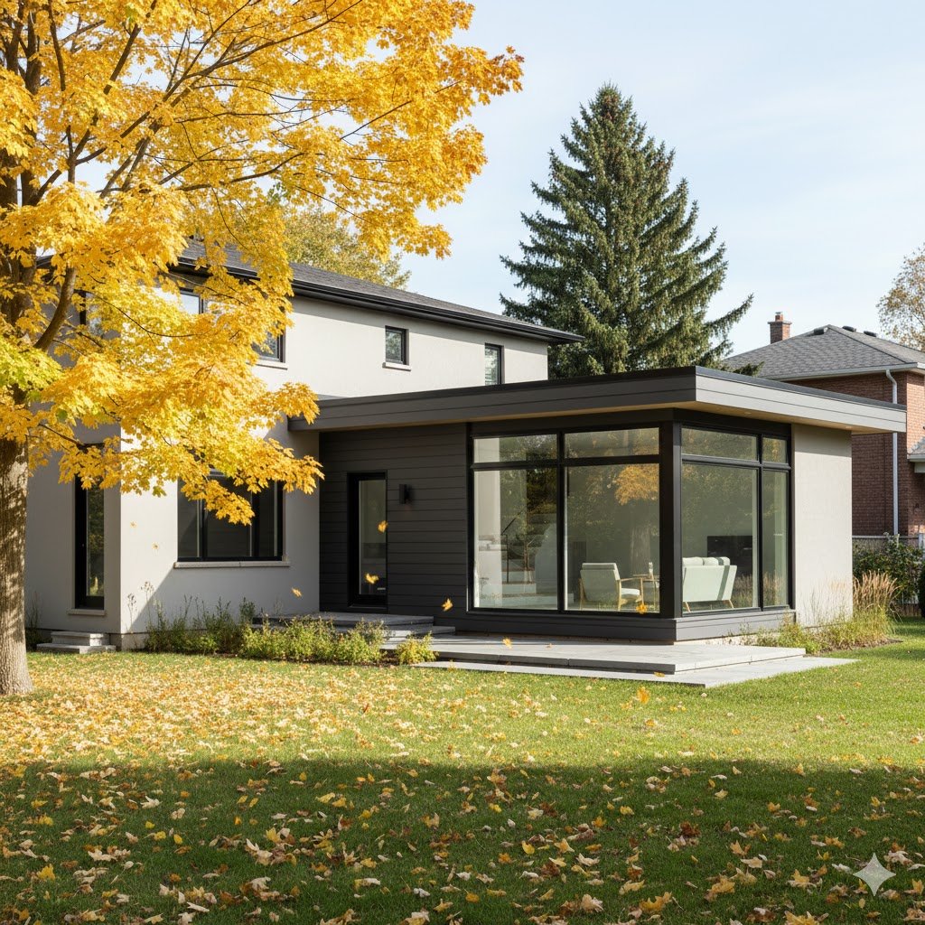 Modern residential home extension designed and built by JMC Design Build